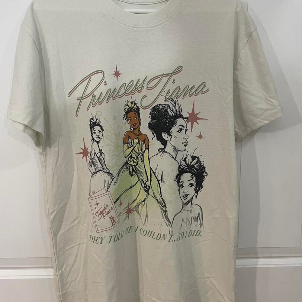 Disney princess tiana graphic tee